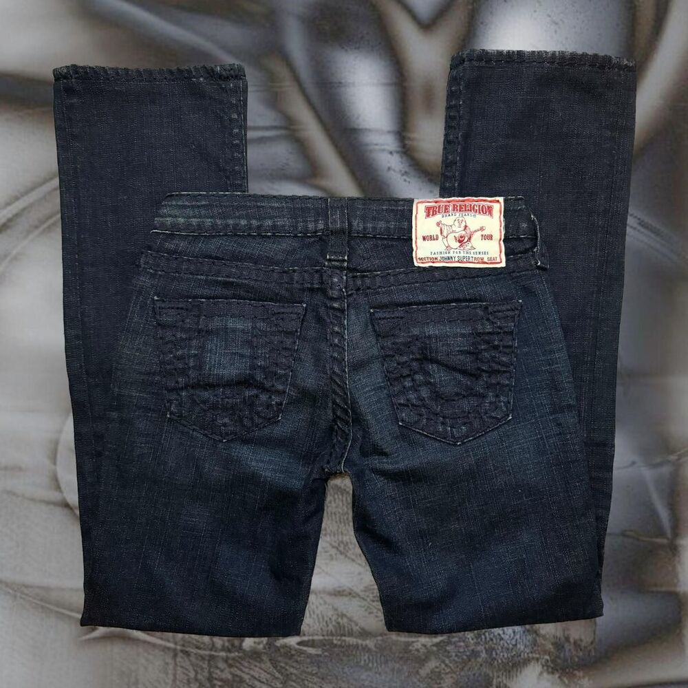 True-religion Women's Navy and Blue Jeans